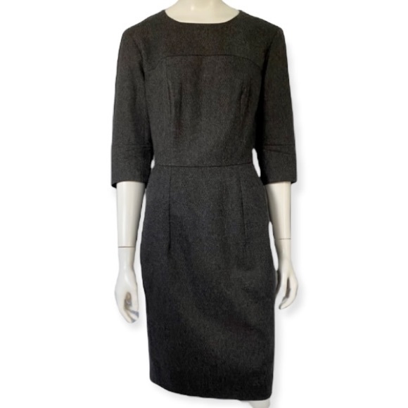 Yves Saint Laurent 2009 Wool Knee Length Dress - Picture 1 of 10